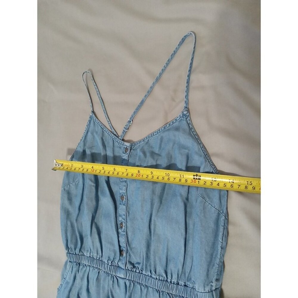 OLD NAVY Dress Womens BLUE SMALL PETITE SP MIDI ?  Preowned Casual Outings Used - Picture 3 of 8